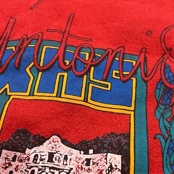 Vintage 1980s San Antonio Texas Vacation Travel 80s Crewneck Sweatshirt - Picture 5 of 6